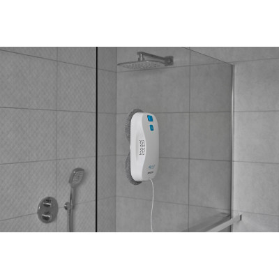 Робот-пилосос для вікон Sencor, 3000Па, вода -0.06л, вологе прибирання, від мережі, білий