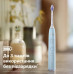 Щітка зубна електр. Philips, Sonicare 6100 Series, 62т. колив/хв, насадок-1, блакитний