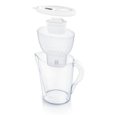 Фільтр-глечик Brita Marella Memo MXPro 2.4л (1.4л очищеної води) з фільтр-картриджем білий 3шт
