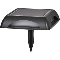 LEDVANCE Світильник LED 1.2Вт 3000K 60Лм фасадний автономний ENDURA STYLE ROUND SOLAR UTILI чорний