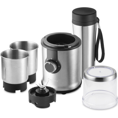 Подрібнювач-млинок Catler, 350 Вт, 3 ємності, нерж. сталь