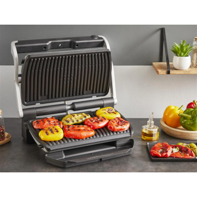 Tefal Гриль прижимний OptiGrill+ XL 2000Вт, темп. режимів-4, з`ємні пластини, алюміній, метал