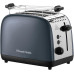 Russell Hobbs Тостер Colours Plus, 1600Вт, нержав., підігрів,разморозка, сірий