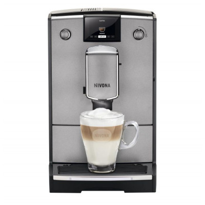 Кофемашина Nivona  CafeRomatica, 2,2л, зерно+молотый, автомат.капуч, авторецептов -5, серебристый