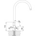 Змішувач для кухні Franke Lina Clear Water, довж.виливу - 272 мм, поворотний, 1+1 фільтр, хром
