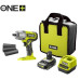 Гайковерт ударний акумуляторний Ryobi ONE+ RIW18-1C20SA3 18В АКБ 1х2А·год 2600об·хв 800Нм 1/2