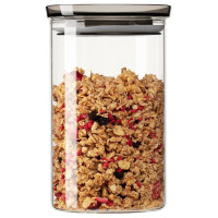 Банка для зберігання ARDESTO Fresh, 900мл, скло, пластик, прозорий Банка для зберігання ARDESTO Fresh, 900мл, скло, пластик, прозорий