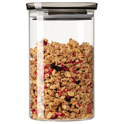 Банка для зберігання ARDESTO Fresh, 900мл, скло, пластик, прозорий Банка для зберігання ARDESTO Fresh, 900мл, скло, пластик, прозорий