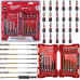 Набір біт і свердл по металу Milwaukee RedHEX TiN, сталь, кейс, 39шт Набір біт і свердл по металу Milwaukee RedHEX TiN, сталь, кейс, 39шт