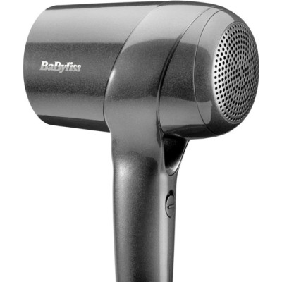 Фен Babyliss Titanium Shine, 1600Вт, 3 режими, іонізація, хол. обдув, 2 насадки, темно-сірий Фен Babyliss Titanium Shine, 1600Вт, 3 режими, іонізація, хол. обдув, 2 насадки, темно-сірий