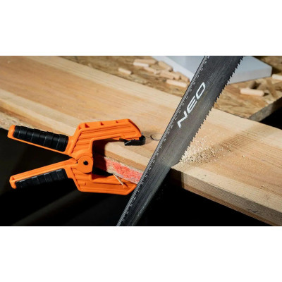 Neo Tools Струбцина, затискач пружинний, пластик, 75мм Neo Tools Струбцина, затискач пружинний, пластик, 75мм