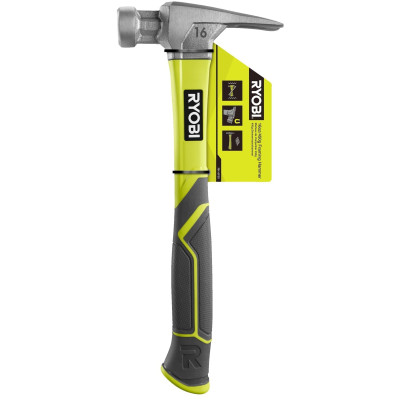 Молоток столярний Ryobi RH16FSS 450г магнітний утримувач руків'я скловолокно