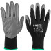 Neo Tools Рукавички робочі комплект 12шт, поліестер з нітриловим покриттям, р.8, сіро-чорний
