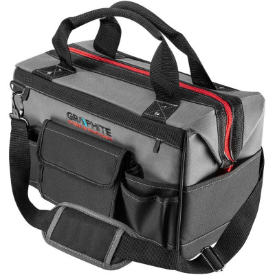 Сумка для інструменту GRAPHITE Energy+, Medium, 18.5л, жорстка конструкція, водостійка, поліестер, 25х42х22.5см, сумісна з 58G093 Сумка для інструменту GRAPHITE Energy+, Medium, 18.5л, жорстка конструкція, водостійка, поліестер, 25х42х22.5см, сумісна з 58G093