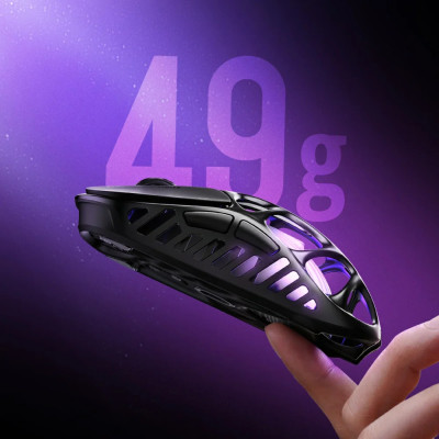 Миша GravaStar Mercury X, BT/WL/USB-A, RGB, чорний Миша GravaStar Mercury X, BT/WL/USB-A, RGB, чорний