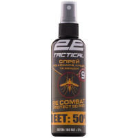 2E Tactical Спрей від комарів, кліщів та мошки Combat Protect 50 Pro, 100 мл 2E Tactical Спрей від комарів, кліщів та мошки Combat Protect 50 Pro, 100 мл