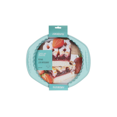 ARDESTO Форма для випікання Tasty baking, кругла, голубий, силікон ARDESTO Форма для випікання Tasty baking, кругла, голубий, силікон
