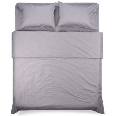 Простирадло ARDESTO Mix&Match, 240х260см, 100% бавовна, сатин, сірий