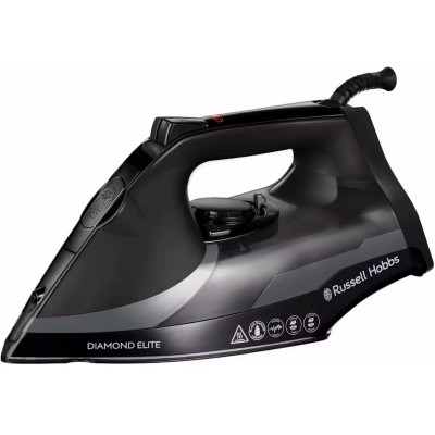 Праска Russell Hobbs Diamond Elite, 3100Вт, 350мл, паровий удар -220гр, самоочищування, керам. підошва, чорний