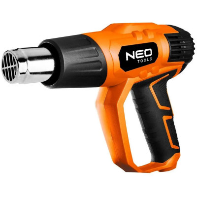 Фен будівельний Neo Tools 2000Вт 70-600°C 300/500л/хв 0.77кг