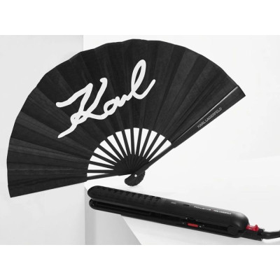 Випрямляч Rowenta x Karl Lagerfeld Optiliss, >240Вт, темп.режимів-10, 130-230С, іонізація, кераміка, турмалін , чорний Випрямляч Rowenta x Karl Lagerfeld Optiliss, >240Вт, темп.режимів-10, 130-230С, іонізація, кераміка, турмалін , чорний