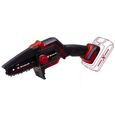 Einhell Пила ланцюгова акумуляторна GE-PS 18/15 Li BL - Solo, PXC 18В, безщіткова, шина 158 мм, різ 125 мм, 4.8 м/с, 1.1 кг (без АКБ і ЗП)