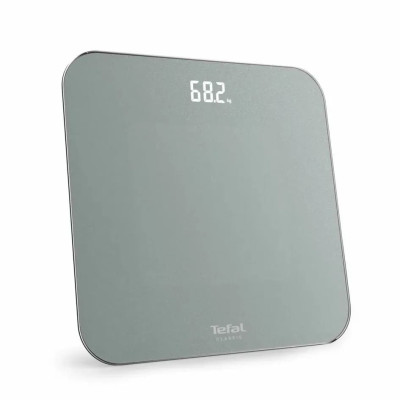 Ваги Tefal підлогові Classic, 180кг, AAAx3 в комплекті, скло, сірий Ваги Tefal підлогові Classic, 180кг, AAAx3 в комплекті, скло, сірий