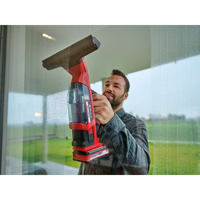Einhell Очищувач вікон акумуляторний BRILLIANTO, 18В, 280мм, 0.1л, з розпилювачем, 0.74кг, без АКБ і ЗП