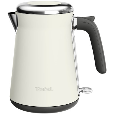 Електрочайник Tefal Collection 1.68л, Strix, нерж. сталь, бежевий