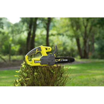 Ryobi Пила ланцюгова акумуляторна RY18CS20A-0 18В ONE+ шина 20см 2.6кг без АКБ та ЗП Ryobi Пила ланцюгова акумуляторна RY18CS20A-0 18В ONE+ шина 20см 2.6кг без АКБ та ЗП