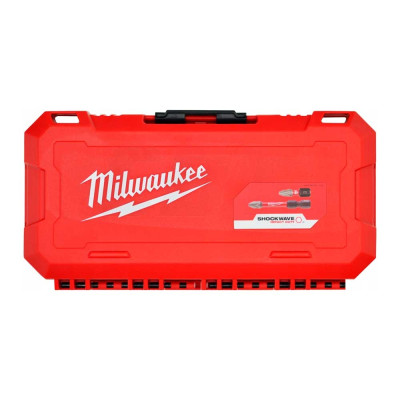 Біти Milwaukee Shockwave, сталь, кейс, набір 70шт Біти Milwaukee Shockwave, сталь, кейс, набір 70шт