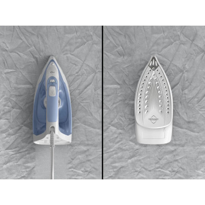 Tefal Праска Virtuo 30, 2000Вт, 240мл, паровий удар -120гр, постійна пара - 27гр, керам. підошва, біло-блакитний Tefal Праска Virtuo 30, 2000Вт, 240мл, паровий удар -120гр, постійна пара - 27гр, керам. підошва, біло-блакитний