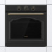 Gorenje Духова шафа електрична, 77л, A, пара, дисплей, чорний матовий