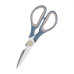 Ножиці кухонні ARDESTO Gemini, 21см, нержавіюча сталь, пластик, сіро-синій