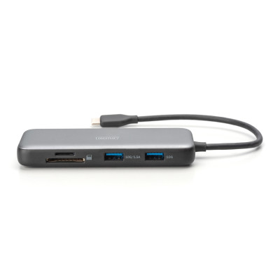 Док-станція DIGITUS USB-C > 2xHDMI/2xUSB-A/USB-C/SD/MicroSD/RJ54 Док-станція DIGITUS USB-C > 2xHDMI/2xUSB-A/USB-C/SD/MicroSD/RJ54