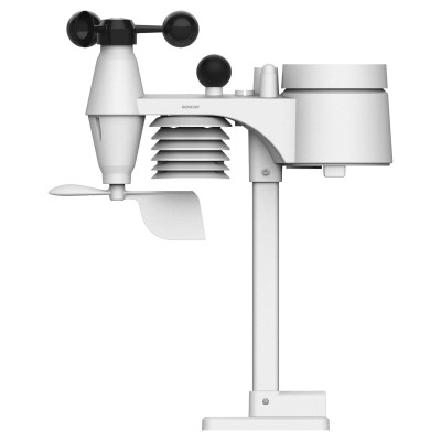 Метеостанція Sencor, внутр/зовн вимірювання, від мережі/CR2032x1+AAx3, темп-ра, вологість, час, прогноз погоди, атмосферний тиск, шв. вітру, чорний Метеостанція Sencor, внутр/зовн вимірювання, від мережі/CR2032x1+AAx3, темп-ра, вологість, час, прогноз погоди, атмосферний тиск, шв. вітру, чорний