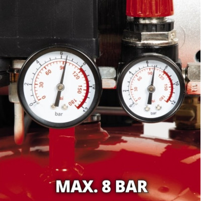 Компресор повітряний Einhell TE-AC 24 Silent, 750Вт, 24л, 135л/хв, 8бар