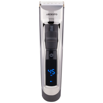 Машинка для стрижки ARDESTO HC-Y30-DBS, мережа+акум., насадок-6, сталь+кераміка, чорний