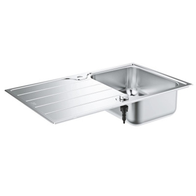 Мийка кухонна Grohe K500 прямокут., з крилом, 1000x500x200мм, врізна, нержавіюча сталь