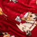 Плед ARDESTO Flannel 160х200см, 100% поліестер, різдвяні коргі
