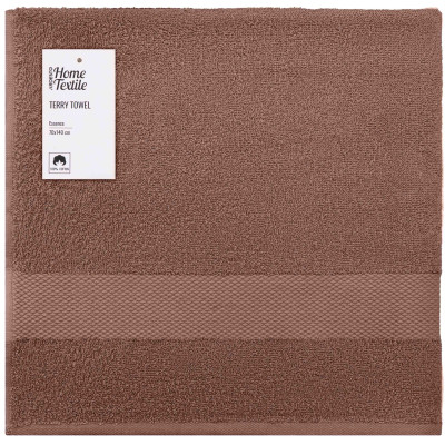 Рушник махровий ARDESTO Essence 70х140см, 100% бавовна, коричневий Рушник махровий ARDESTO Essence 70х140см, 100% бавовна, коричневий