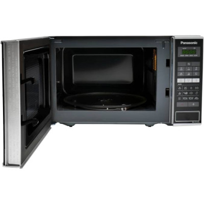 Мікрохвильова піч Panasonic, 20л, 800Вт, дисплей, відкр.кнопкою, нерж