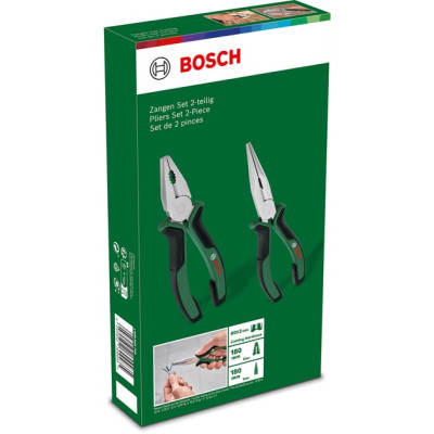 Bosch Плоскогубці, набір 2 шт, комбіновані, подовжені