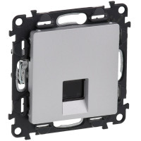 Розетка RJ45 Кат.5е UTP Legrand Valena LIFE, алюміній