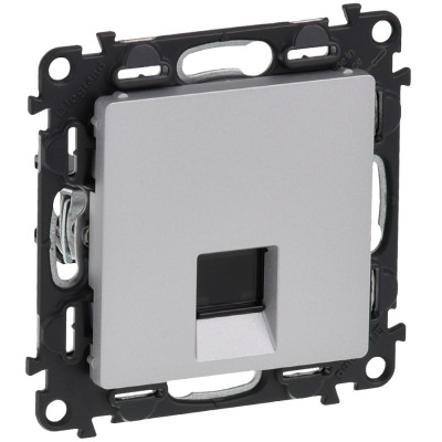 Розетка RJ45 Кат.5е UTP Legrand Valena LIFE, алюміній
