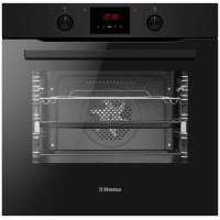 Духовка Hansa электрическая, 77л, A, дисплей, конвекция, матовый черный (BOES68421)