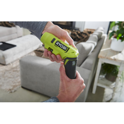 Отвертка аккумуляторная Ryobi USB Lithium RSDP4-120G 4V 1x2A-ч 5Nm 200rpm вращающаяся рукоятка 0.35kg