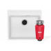 Комплект - мийка MRG 610-52 TL фраграніт, білий, 114.0668.820 і подрібнювач харч. відходів SLIM 50, 134.0715.098, вкл. Сифон Комплект - мийка MRG 610-52 TL фраграніт, білий, 114.0668.820 і подрібнювач харч. відходів SLIM 50, 134.0715.098, вкл. Сифон