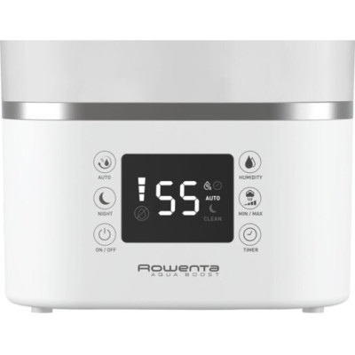 Зволожувач повітря Rowenta Aqua Boost, традиційне зволоження, 40м2, 2,5л, 380мл/г, електр. кер-ння, авт. вимкнення, білий