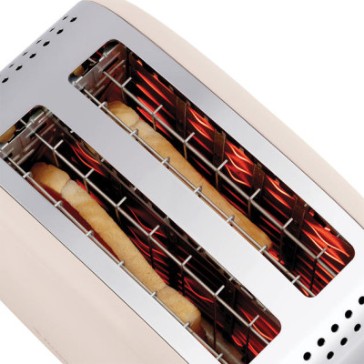 Тостер  Russell Hobbs 1670Вт, нержав., підігрів, жасмін